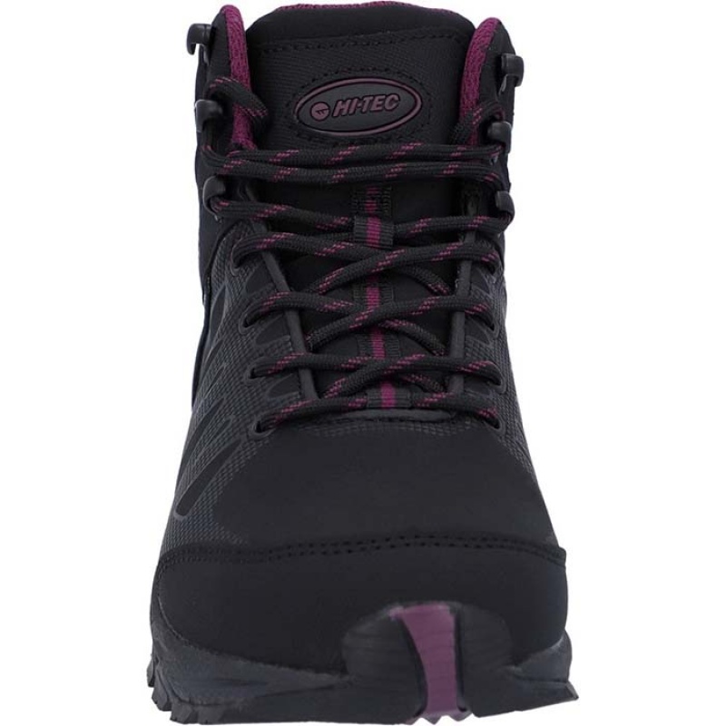 Botas Montaña Hi-Tec Raven Mid Mujer Negros | MX98-52