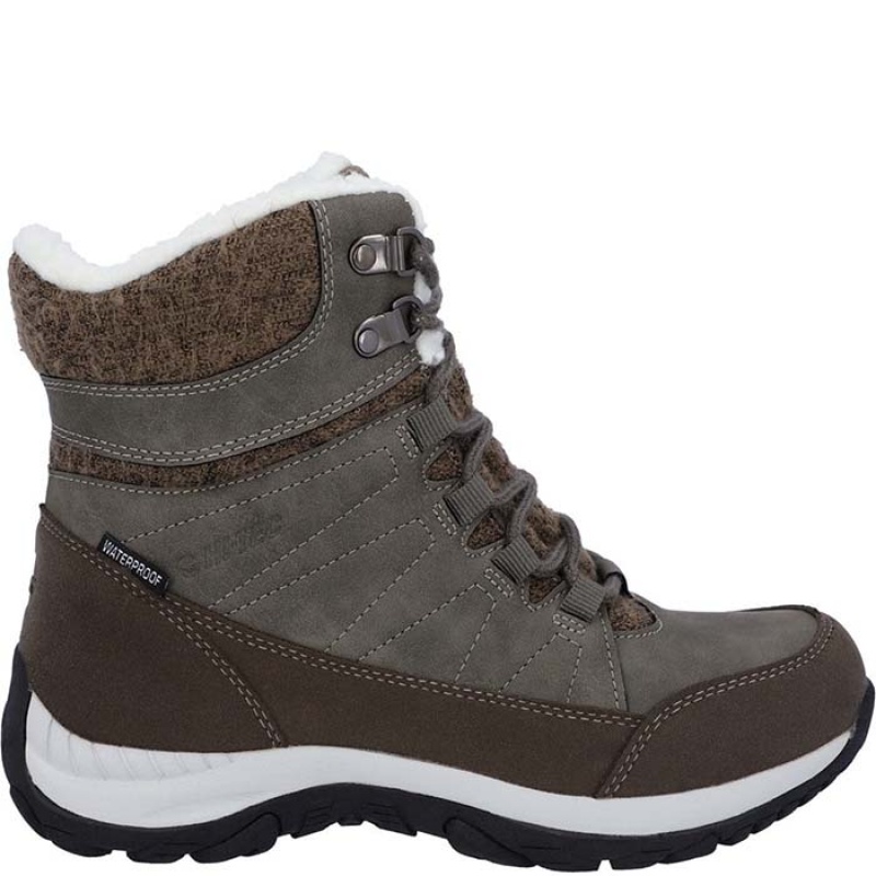 Botas Montaña Hi-Tec Riva Mid Mujer Beige | MX24-10