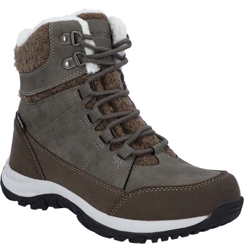 Botas Montaña Hi-Tec Riva Mid Mujer Beige | MX24-10