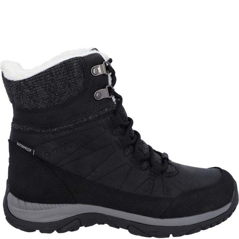 Botas Montaña Hi-Tec Riva Mid Mujer Negros | MX27-61