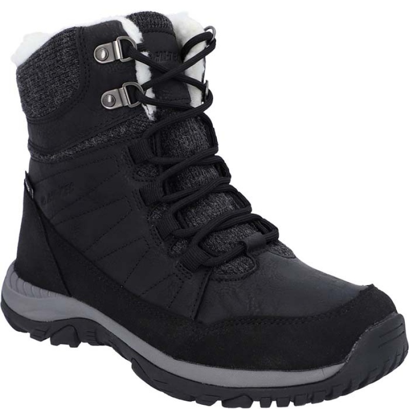 Botas Montaña Hi-Tec Riva Mid Mujer Negros | MX27-61