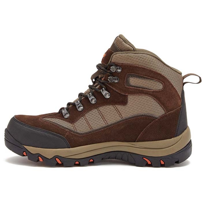 Botas Montaña Hi-Tec Skamania Mid WP Hombre Marrom | MX14-06