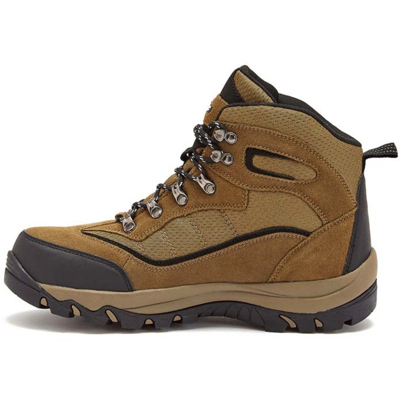 Botas Montaña Hi-Tec Skamania Mid WP Hombre Marrom Verdes | MX98-62