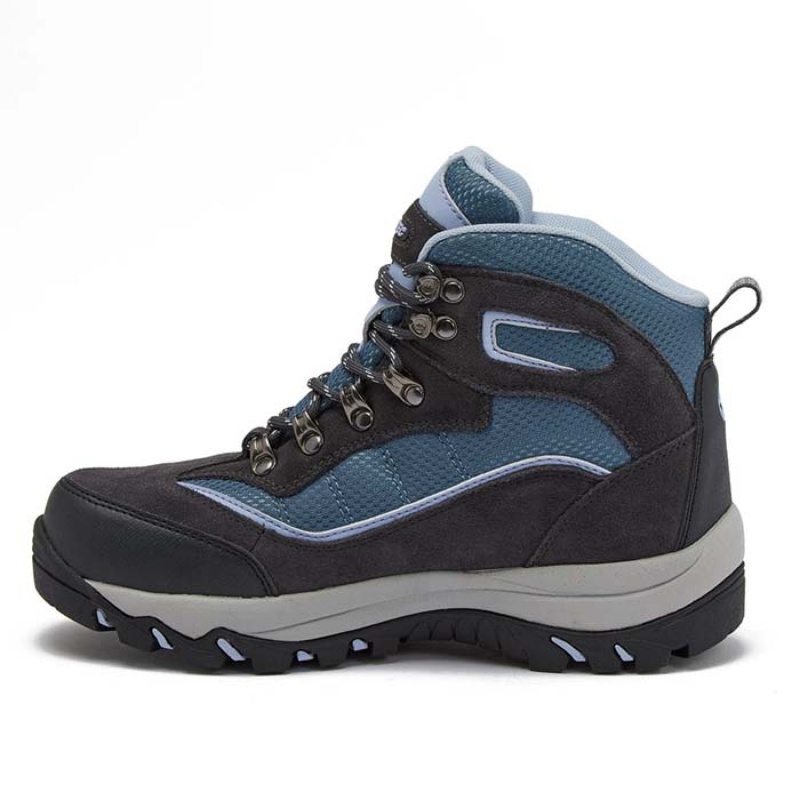 Botas Montaña Hi-Tec Skamania Mid WP Mujer Grises Azul Marino Azules | MX39-56