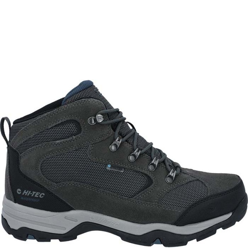 Botas Montaña Hi-Tec Storm Anchos Hombre Grises | MX02-42