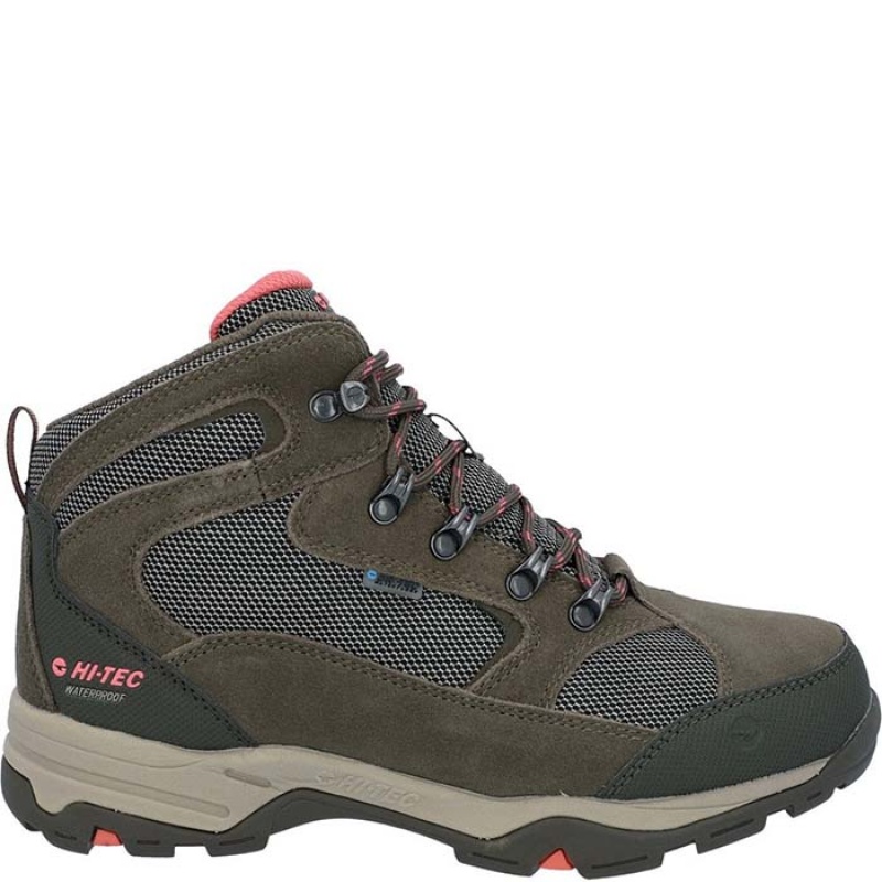 Botas Montaña Hi-Tec Storm Mujer Taupe | MX49-64