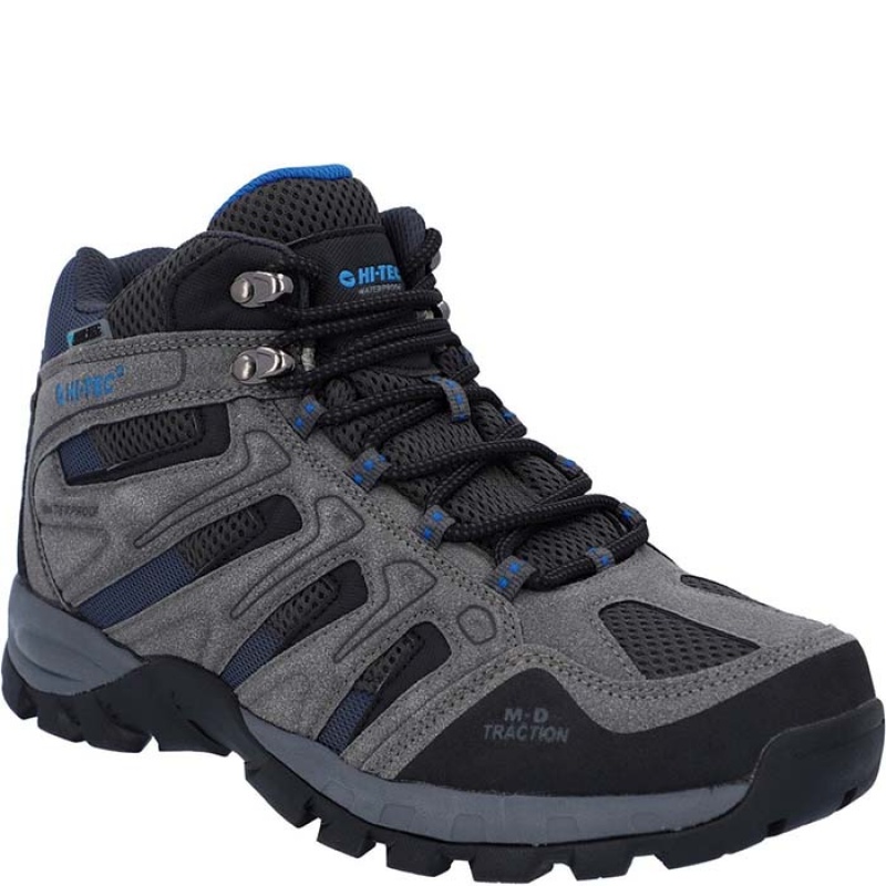 Botas Montaña Hi-Tec Torca Mid Hombre Grises | MX86-63