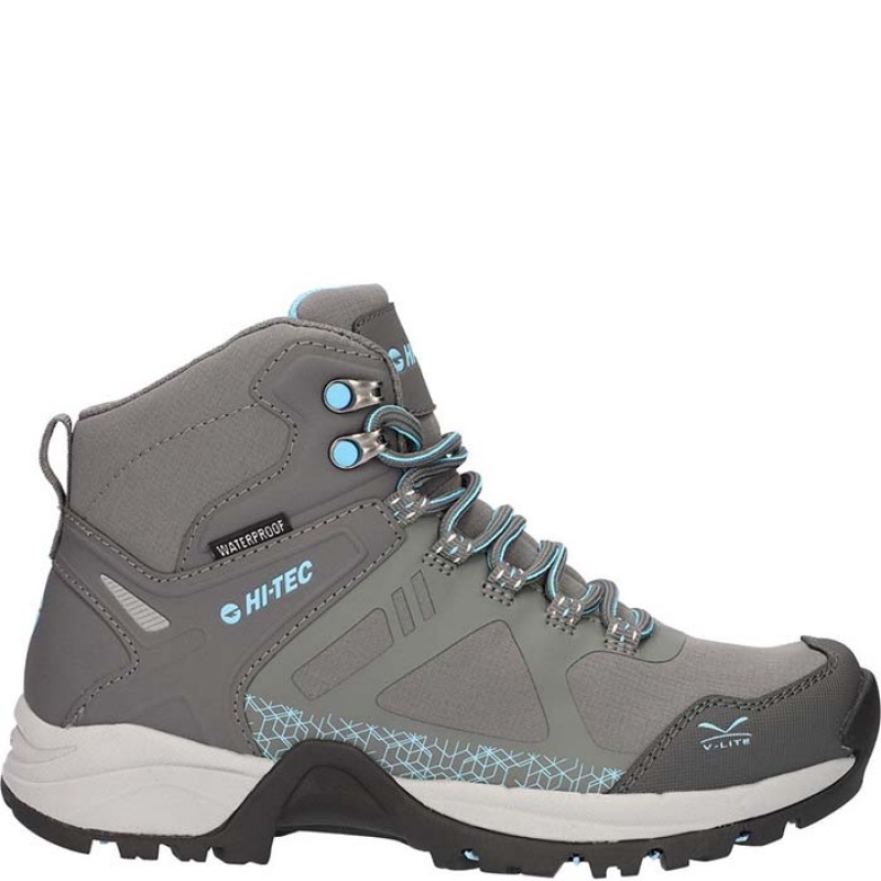 Botas Montaña Hi-Tec V-Lite Psych Mujer Grises | MX76-86