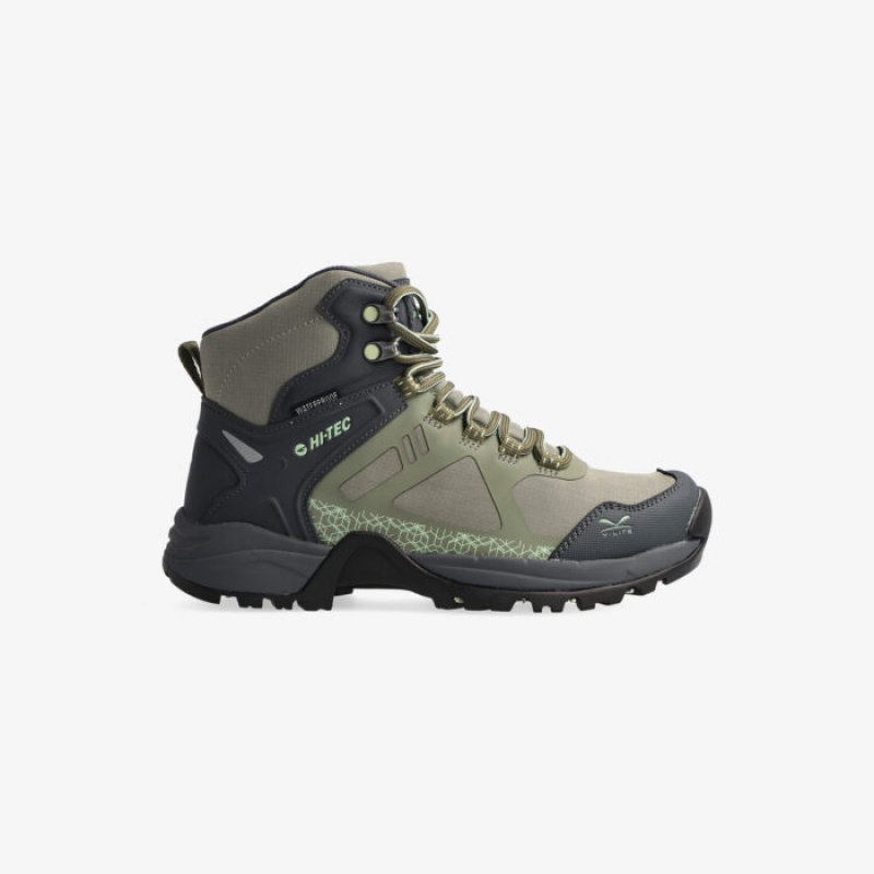 Botas Montaña Hi-Tec V-Lite Psych Mujer Verde Oliva | MX09-69