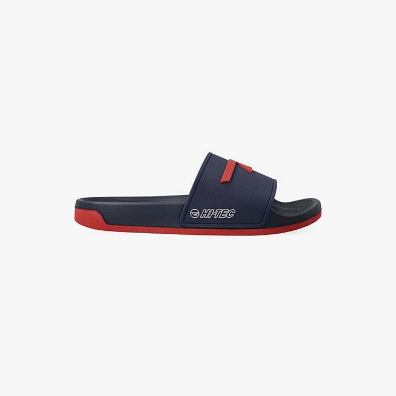 Sandalias Hi-Tec Core Chanclas Hombre Azul Marino | MX30-37