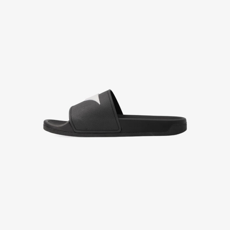 Sandalias Hi-Tec Core Chanclas Hombre Negros Blancos | MX51-51