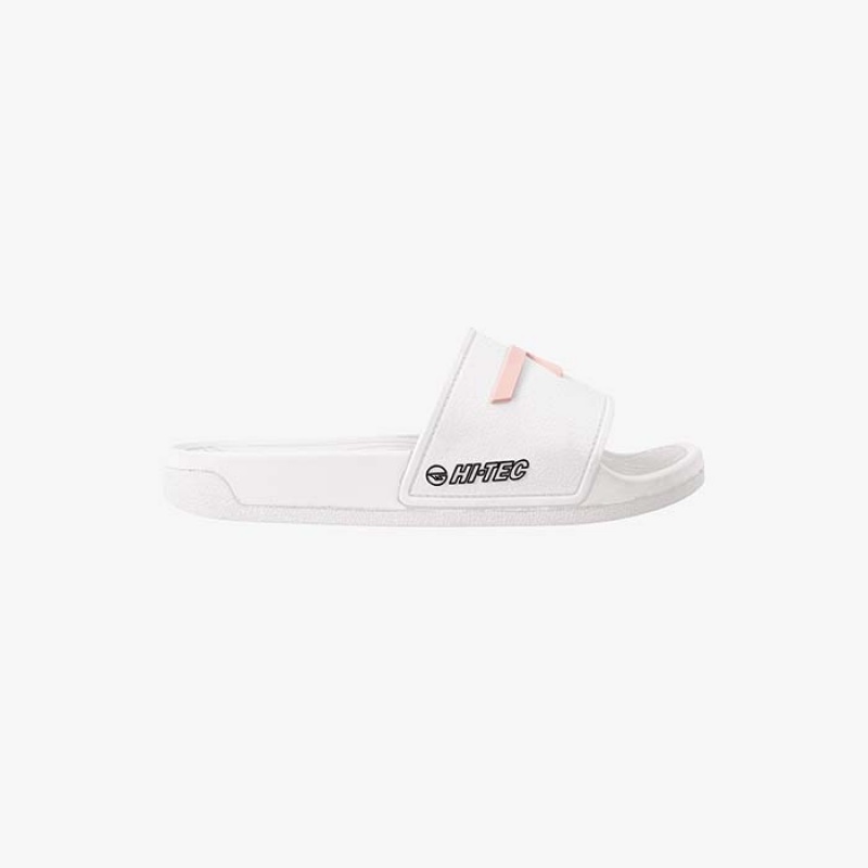 Sandalias Hi-Tec Core Chanclas Mujer Blancos | MX24-61