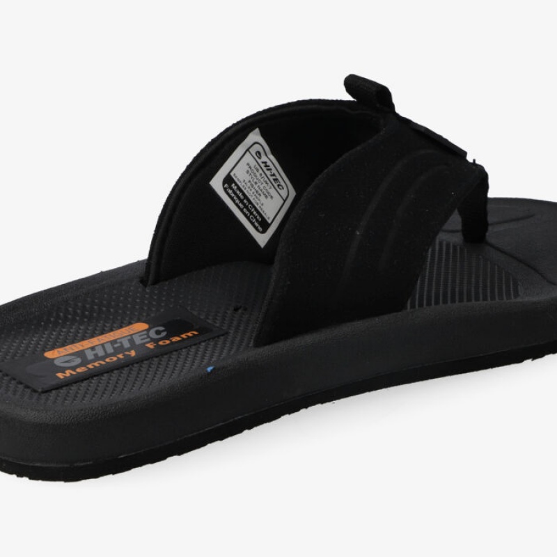 Sandalias Hi-Tec Fisher Hombre Negros | MX61-76