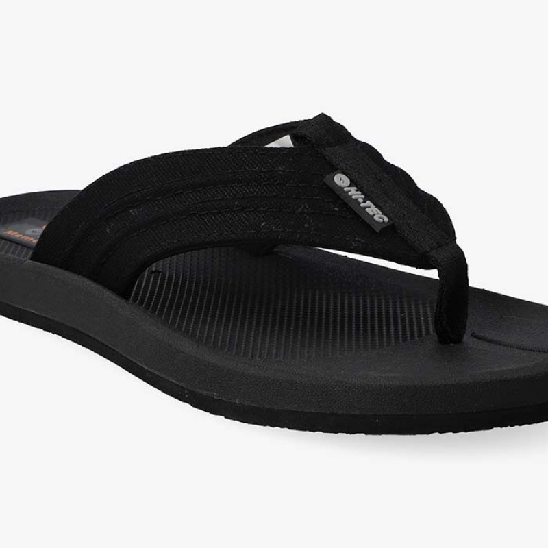 Sandalias Hi-Tec Marina Hombre Negros | MX12-42