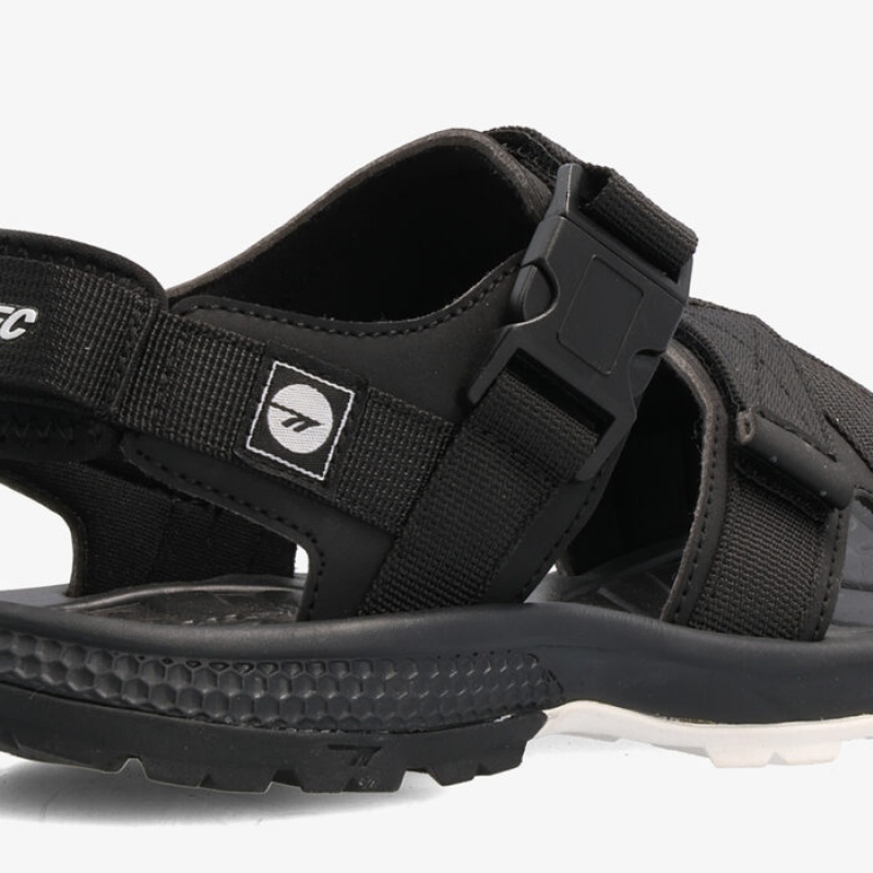 Sandalias Hi-Tec Prairie Hombre Negros | MX62-73