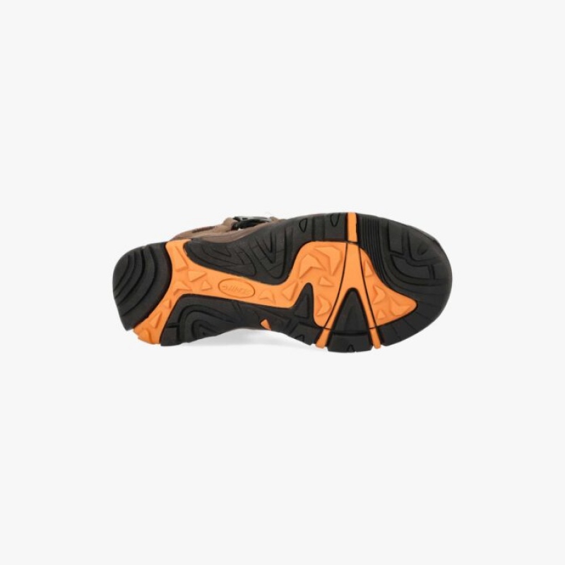 Sandalias Hi-Tec Reef Correa Hombre Marrom Naranjas | MX48-87