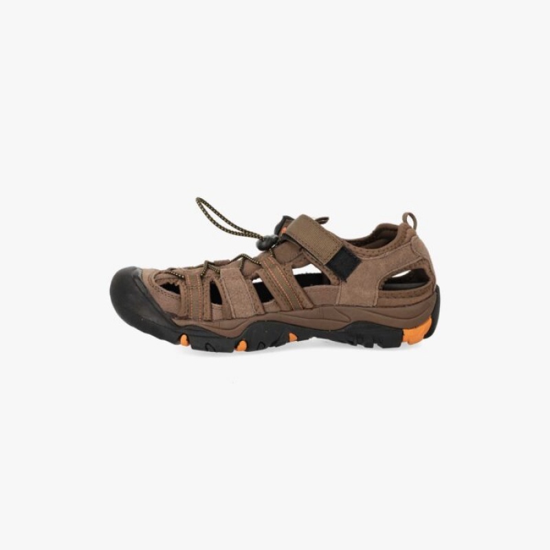 Sandalias Hi-Tec Reef Correa Hombre Marrom Naranjas | MX48-87