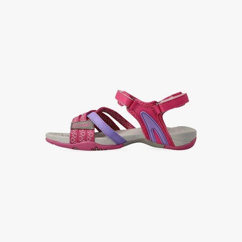 Sandalias Hi-Tec Savanna Niños Fucsia | MX78-92