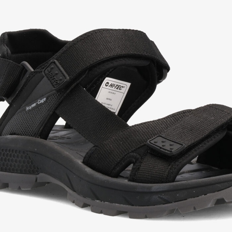 Sandalias Hi-Tec Sierra Hombre Negros | MX60-81