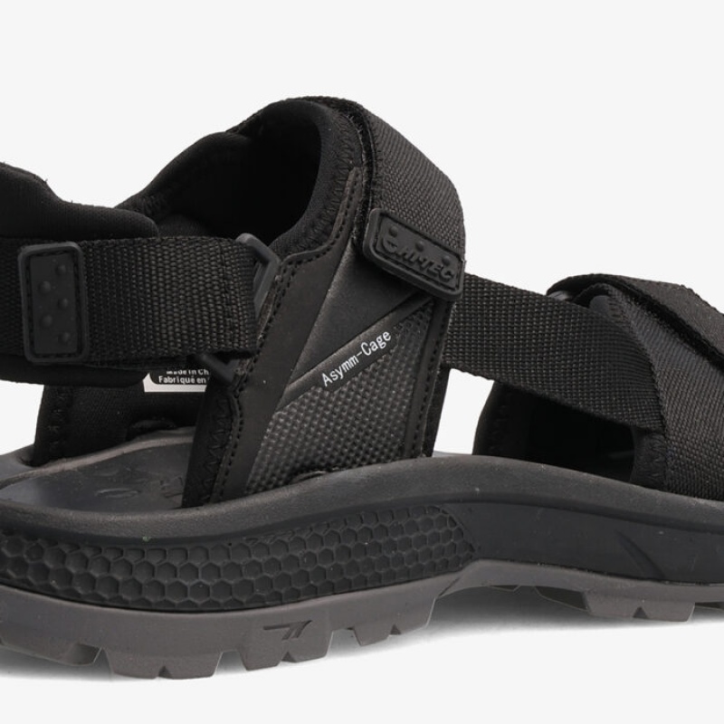 Sandalias Hi-Tec Sierra Hombre Negros | MX60-81