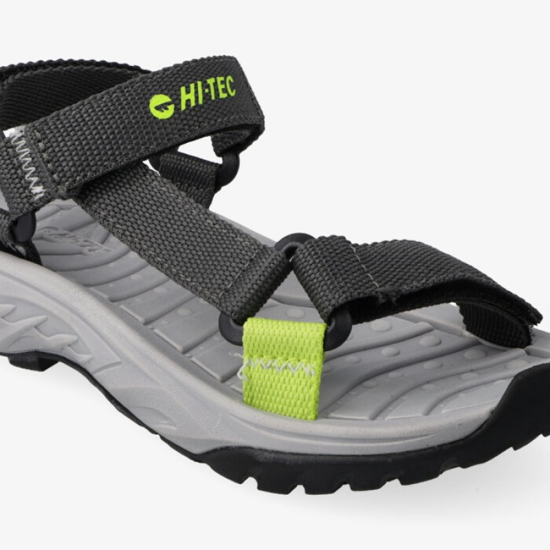 Sandalias Hi-Tec Ula Genie Niños Grises | MX16-56