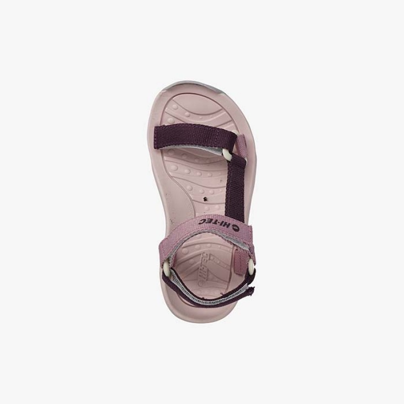 Sandalias Hi-Tec Ula Genie Niños Rosas | MX73-81