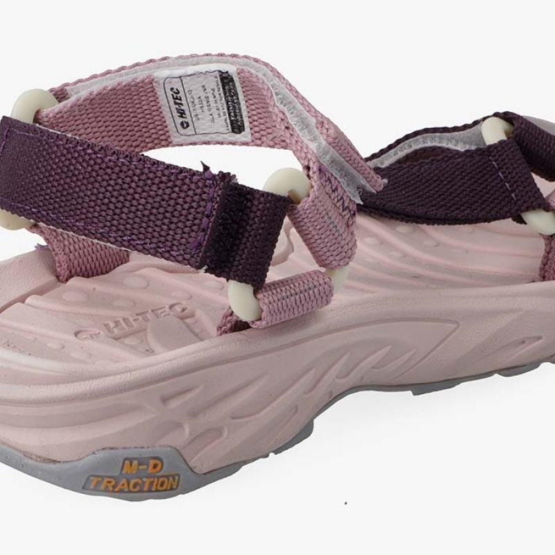 Sandalias Hi-Tec Ula Genie Niños Rosas | MX73-81