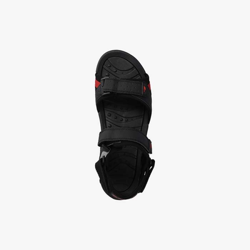 Sandalias Hi-Tec Ula Hombre Negros Rojos | MX45-50