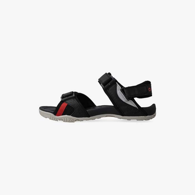 Sandalias Hi-Tec Ula Hombre Negros Rojos | MX45-50