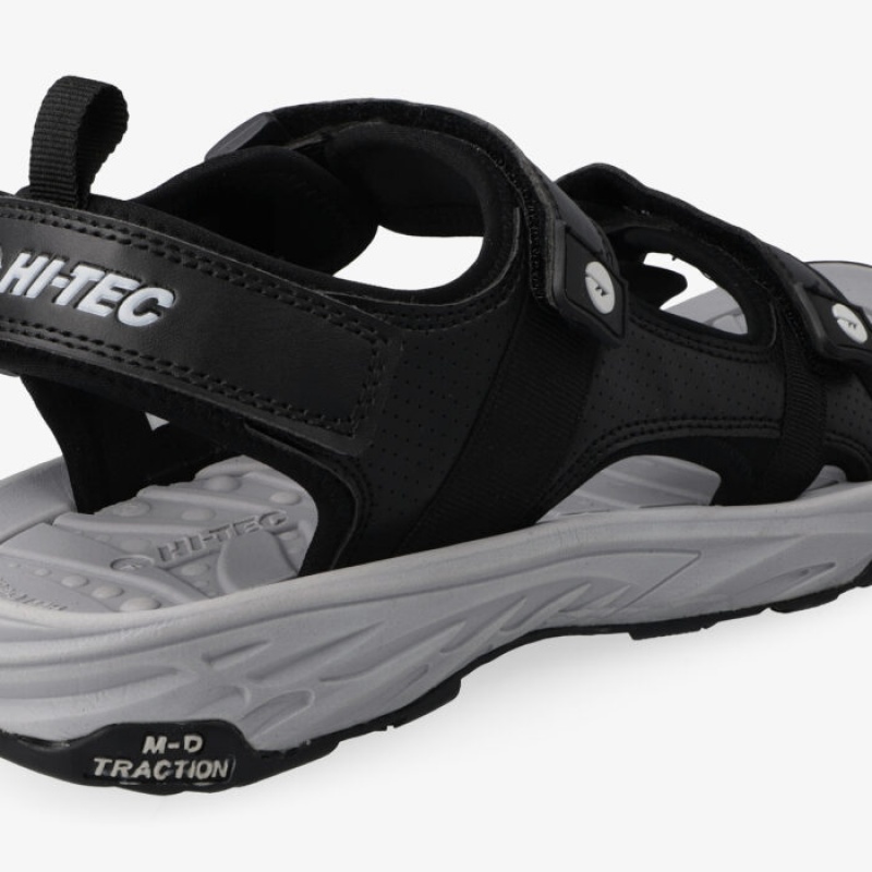 Sandalias Hi-Tec Ula Journey Hombre Negros | MX30-21