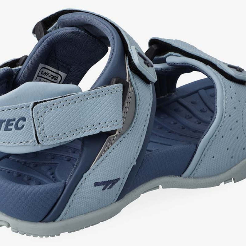 Sandalias Hi-Tec Ula Niños Azules | MX17-49