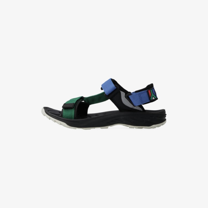 Sandalias Hi-Tec Ula Raft Hombre Negros Verdes | MX16-60