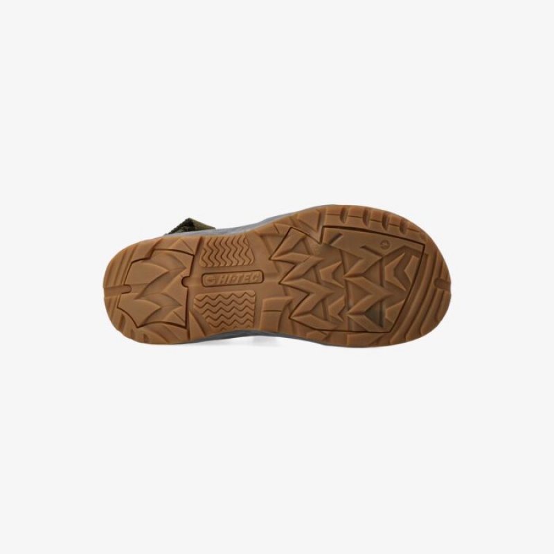 Sandalias Hi-Tec Ula Raft Hombre Verde Oliva | MX90-79