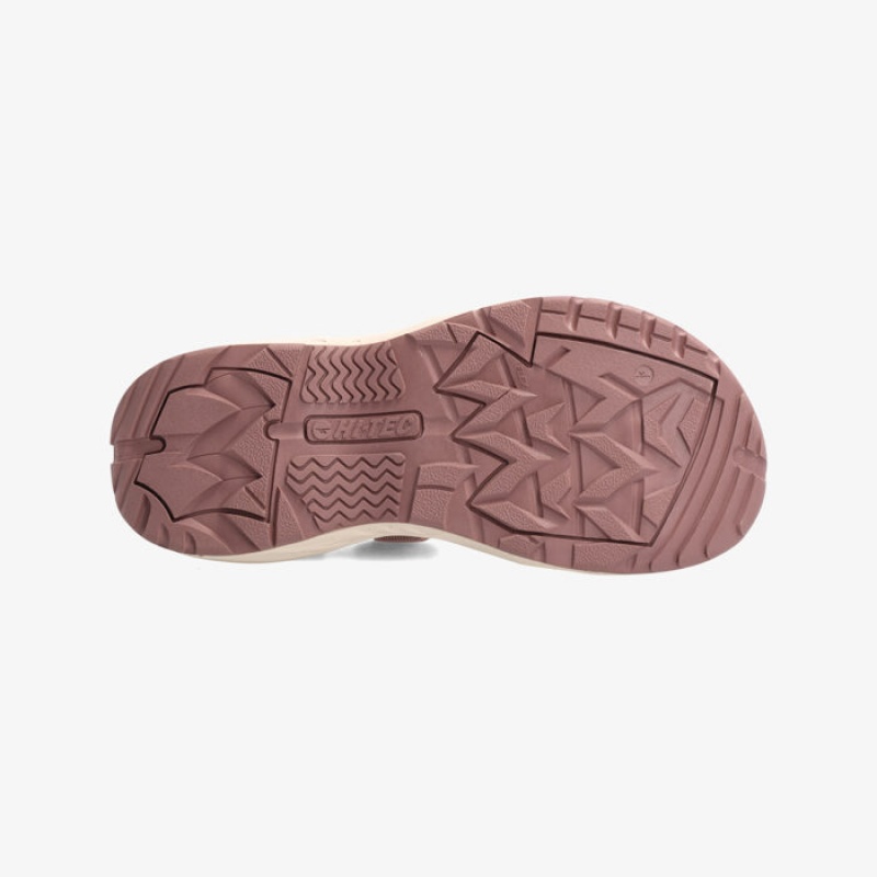 Sandalias Hi-Tec Ula Raft Mujer Rosas Grises | MX34-42