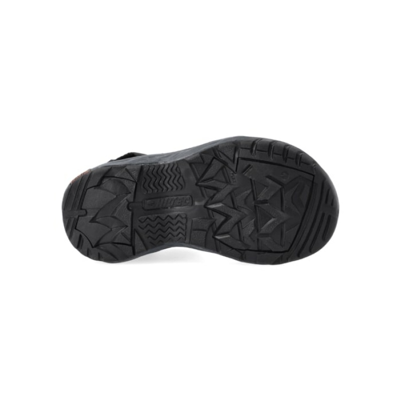 Sandalias Hi-Tec Ula Raft Niños Negros Rojos | MX54-64