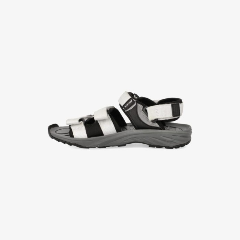 Sandalias Hi-Tec Ula Ultra Tour Hombre Blancos Negros | MX82-81