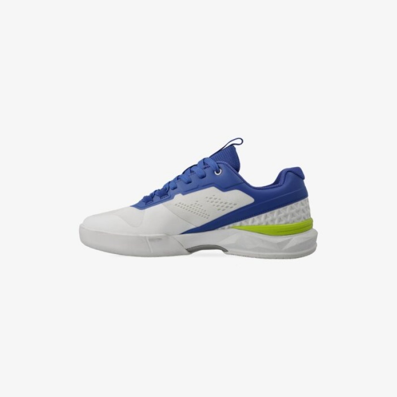 Tenis Hi-Tec Base Line Pro Hombre Blancos Azules | MX10-09