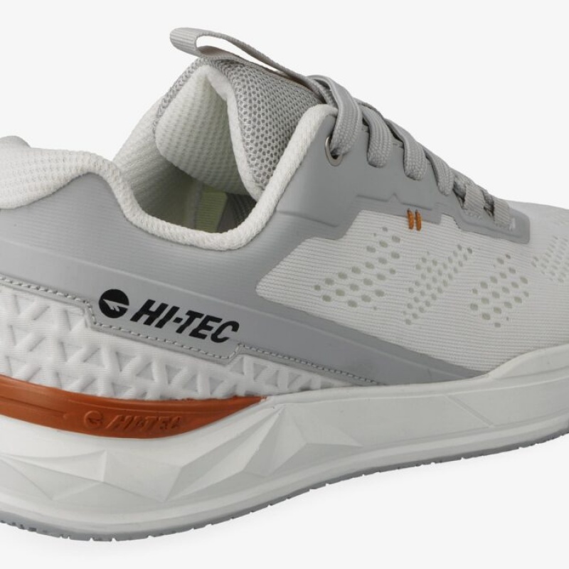 Tenis Hi-Tec Base Line Pro Mujer Blancos Grises | MX84-50