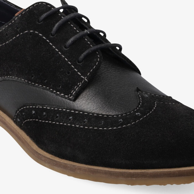 Tenis Hi-Tec Dutches Brogue Mujer Negros | MX19-36