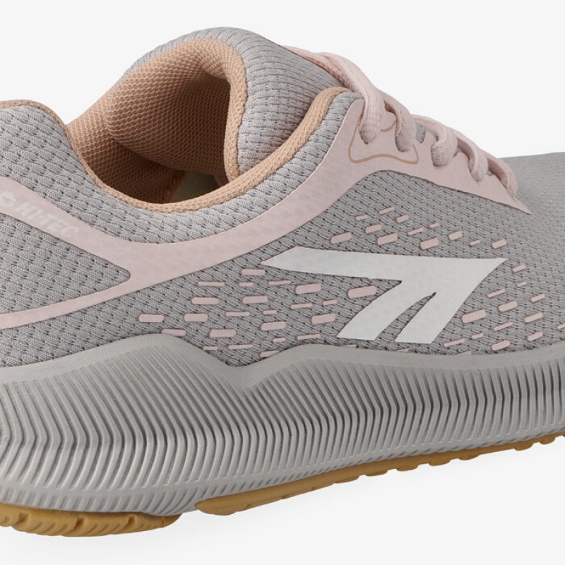 Tenis Hi-Tec Molokai Mujer Rosas Grises | MX25-80