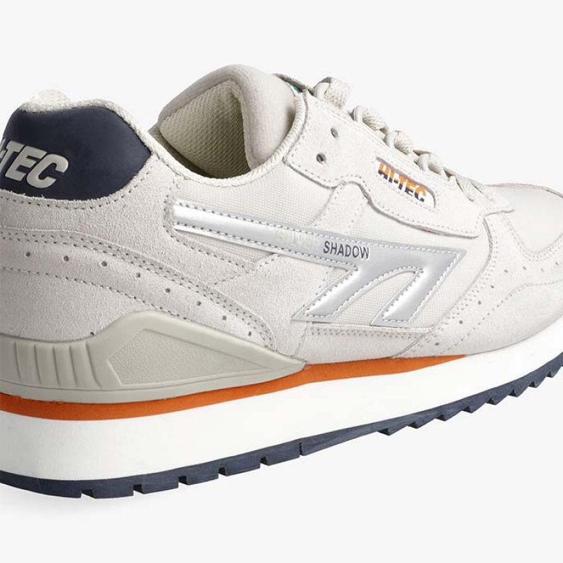 Tenis Hi-Tec Silver Shadow OG Hombre Blancos Plateados | MX02-17