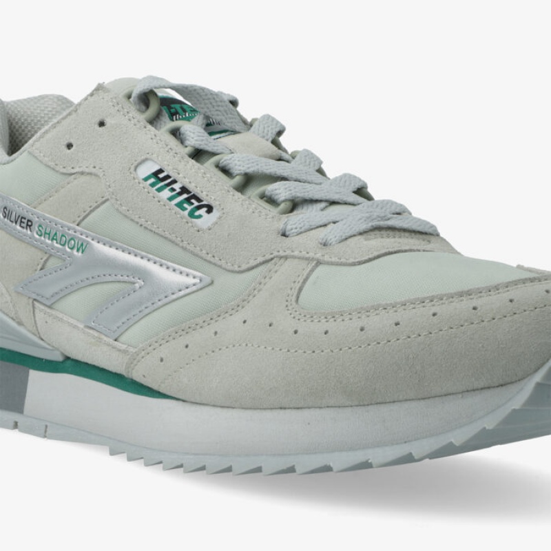 Tenis Hi-Tec Silver Shadow OG Hombre Plateados Verdes | MX40-30