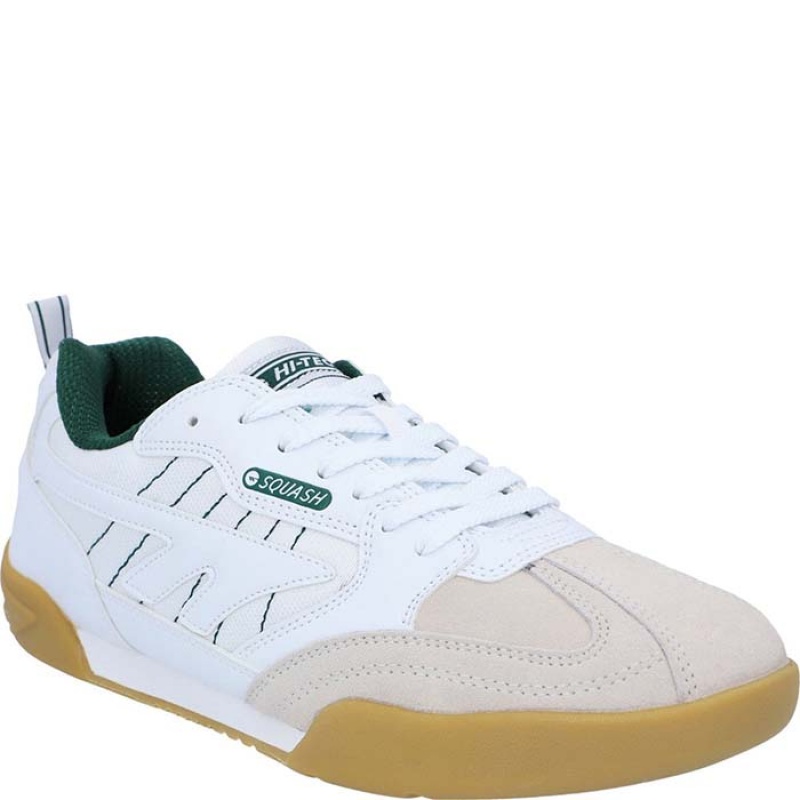 Tenis Hi-Tec Squash Hombre Blancos | MX93-50