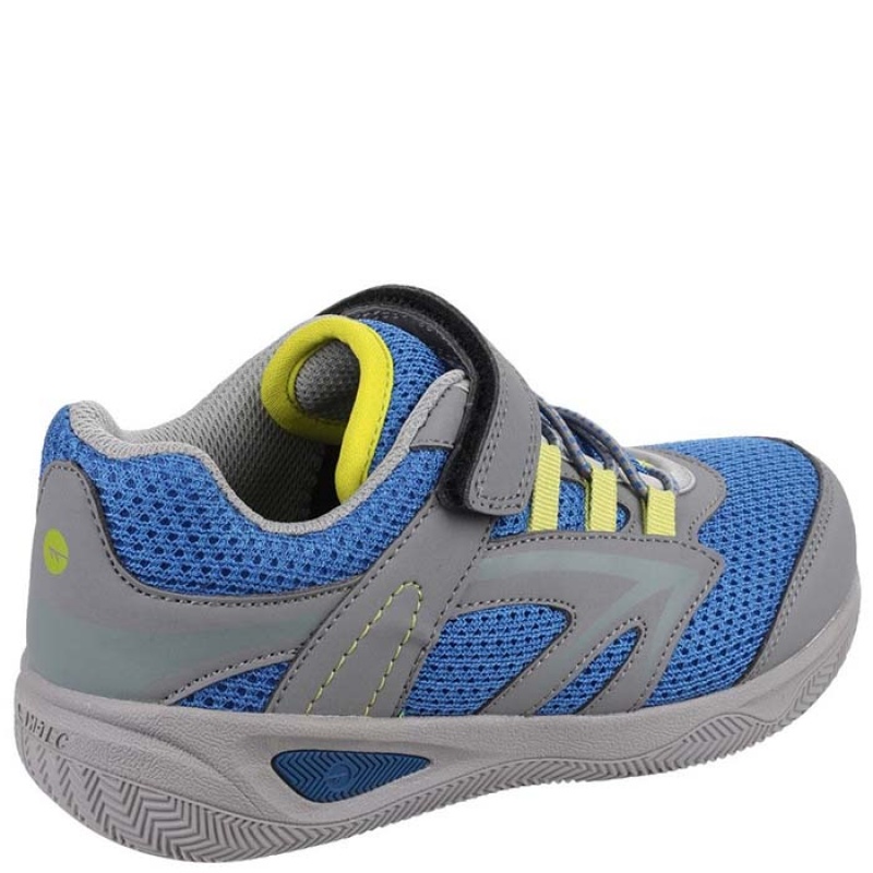 Tenis Hi-Tec Thunder Niños Grises Claro | MX97-37