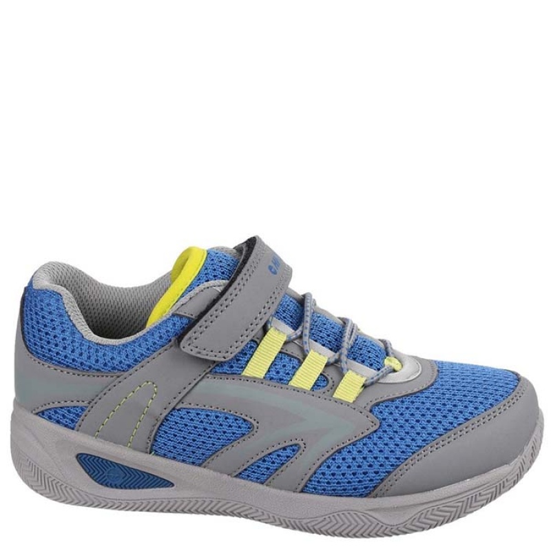 Tenis Hi-Tec Thunder Niños Grises Claro | MX97-37