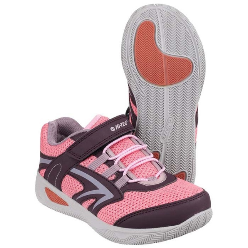 Tenis Hi-Tec Thunder Niños Plum | MX26-91