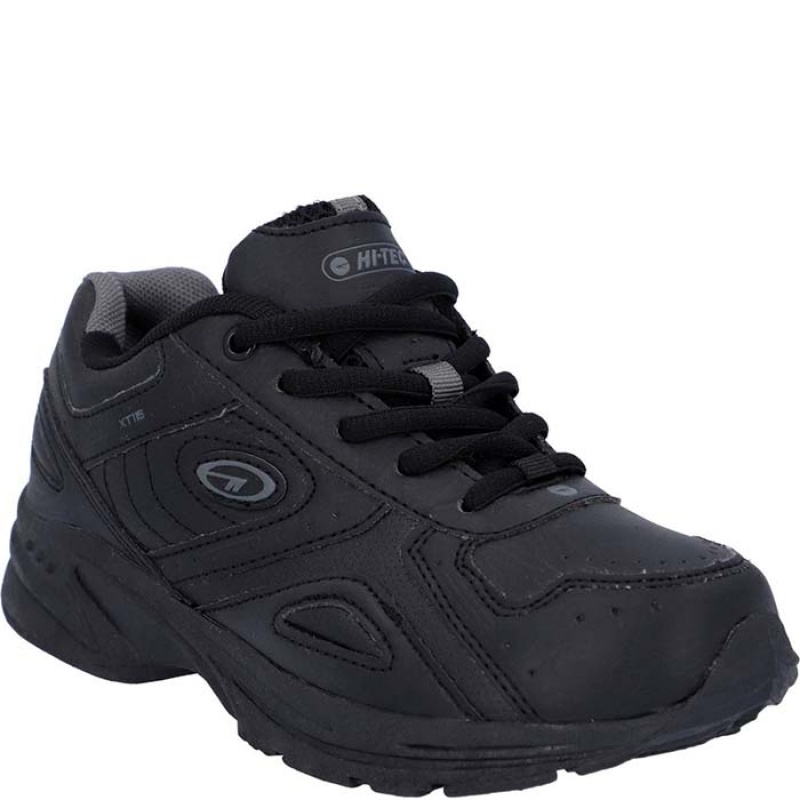 Tenis Hi-Tec XT115 Niños Negros | MX19-75