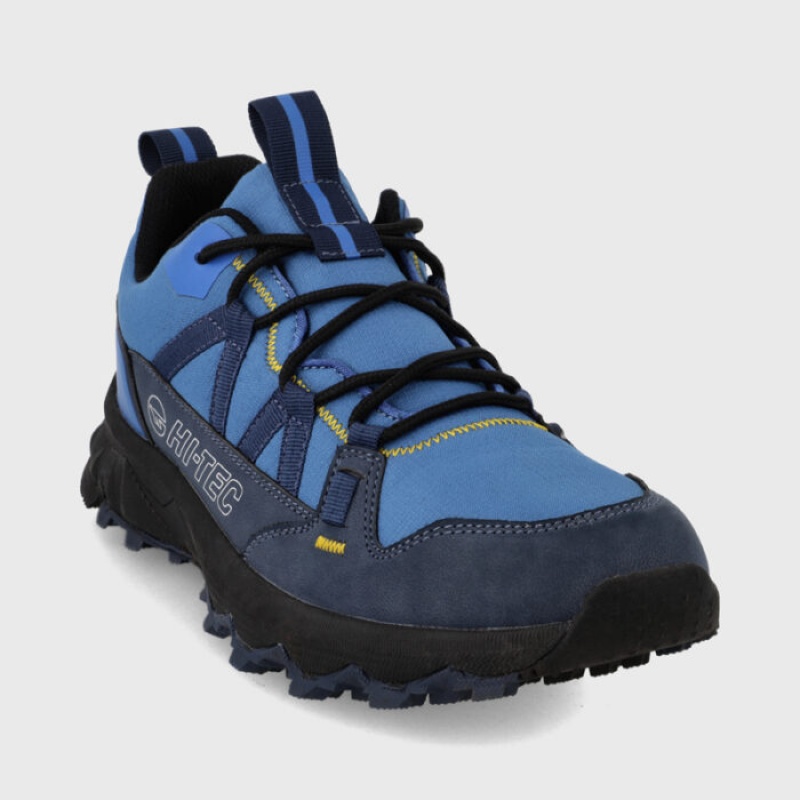 Tenis Para Trail Running Hi-Tec Bay Hombre Azules | MX64-43