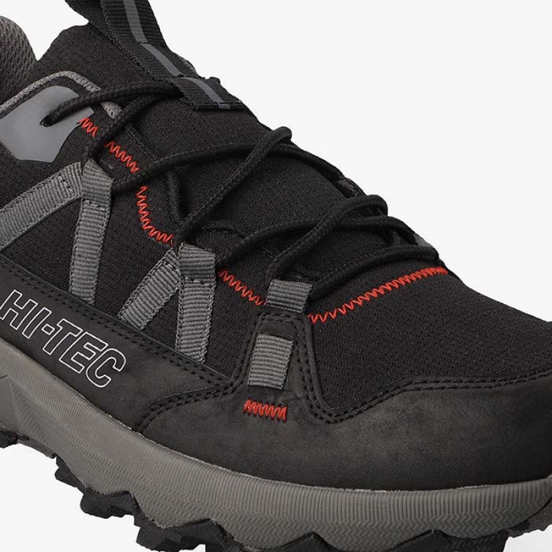 Tenis Para Trail Running Hi-Tec Bay Hombre Negros | MX01-01