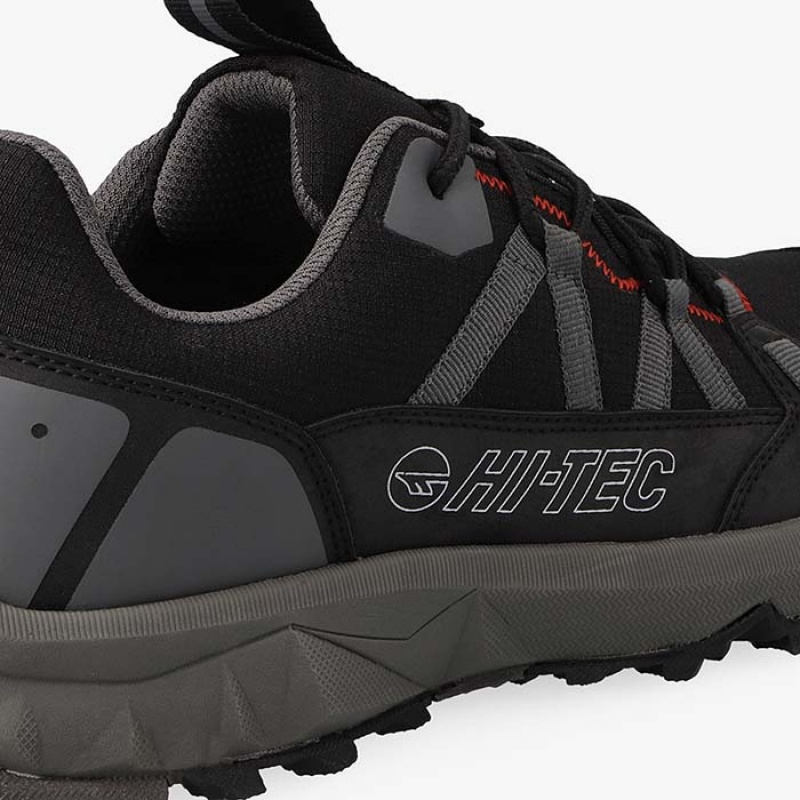 Tenis Para Trail Running Hi-Tec Bay Hombre Negros | MX01-01